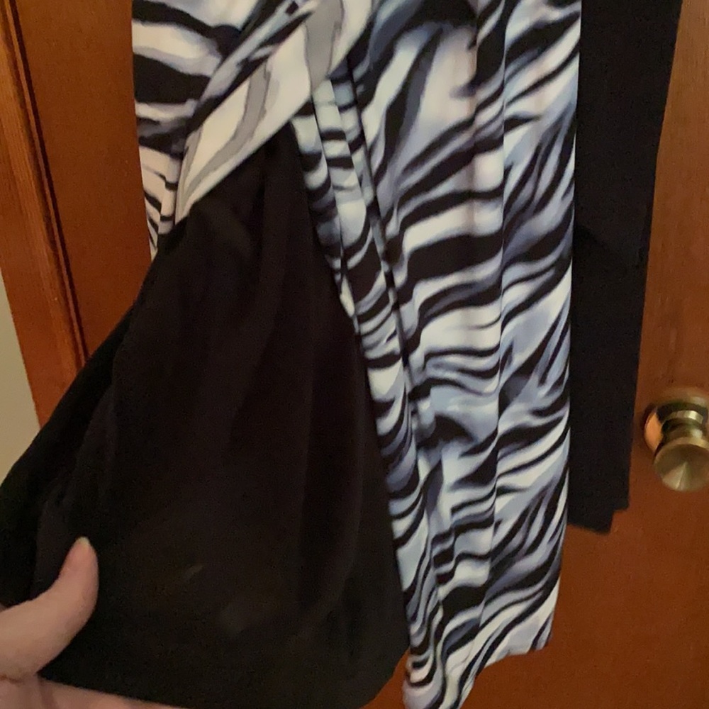 Kiyonna zebra dress with sash - Picture 6 of 8